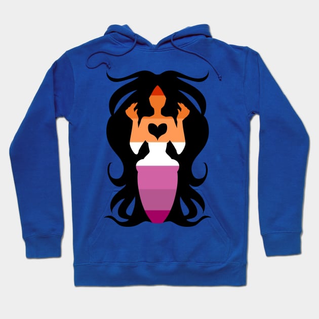 Siren Pride - Lesbian Hoodie by SpotlessEnvy